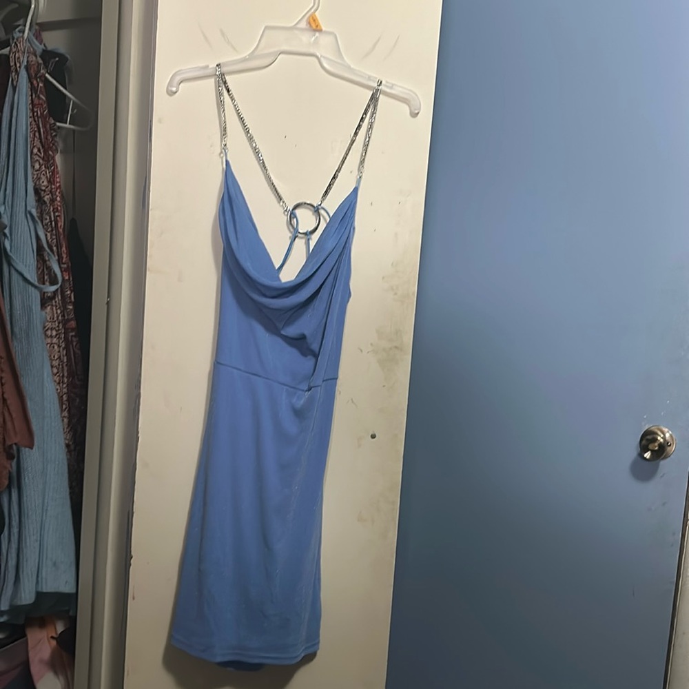1xl baby blue hoco dress